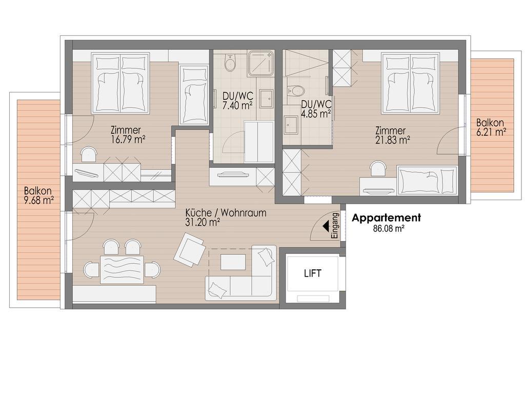 Lux Appartements 伊施格尔 客房 照片